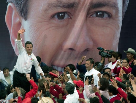 Enrique Peña Nieto, Mexican presidential candidate for the PRI